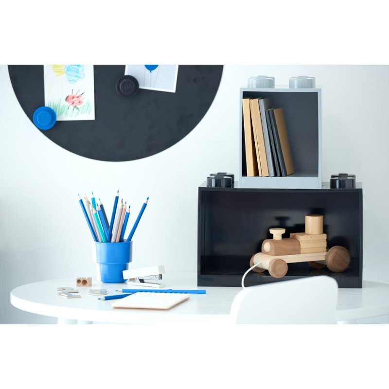 LEGO étagère de rangement BRICK SHELF 8, blanc, 318 mm de large